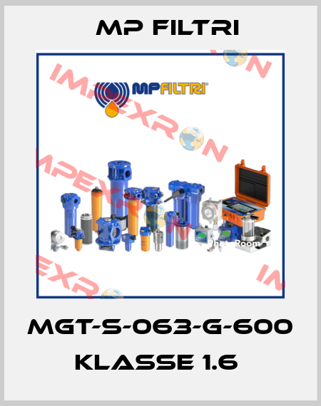 MGT-S-063-G-600  Klasse 1.6  MP Filtri