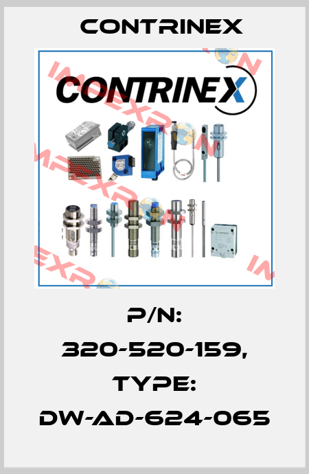 p/n: 320-520-159, Type: DW-AD-624-065 Contrinex