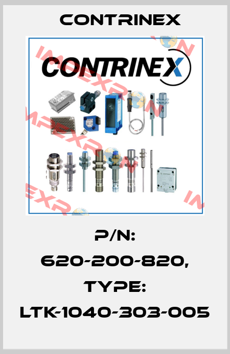 p/n: 620-200-820, Type: LTK-1040-303-005 Contrinex