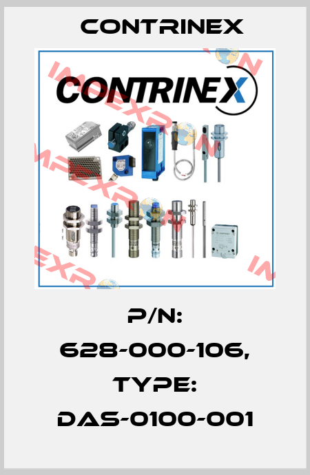 p/n: 628-000-106, Type: DAS-0100-001 Contrinex