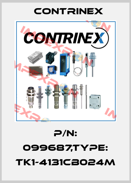 P/N: 099687,Type: TK1-4131CB024M Contrinex