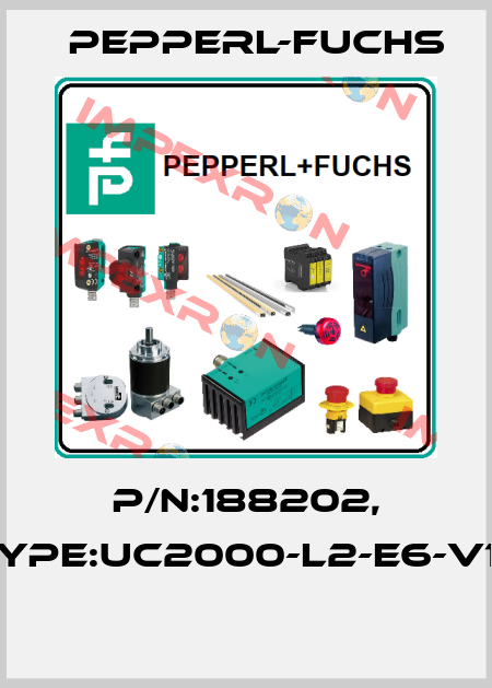 P/N:188202, Type:UC2000-L2-E6-V15  Pepperl-Fuchs