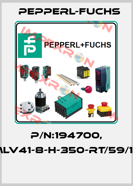 P/N:194700, Type:MLV41-8-H-350-RT/59/115b/136  Pepperl-Fuchs