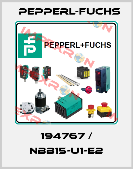 194767 / NBB15-U1-E2 Pepperl-Fuchs