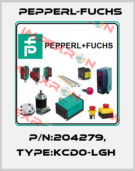 P/N:204279, Type:KCD0-LGH  Pepperl-Fuchs