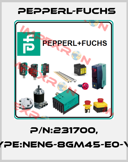 P/N:231700, Type:NEN6-8GM45-E0-V3 Pepperl-Fuchs