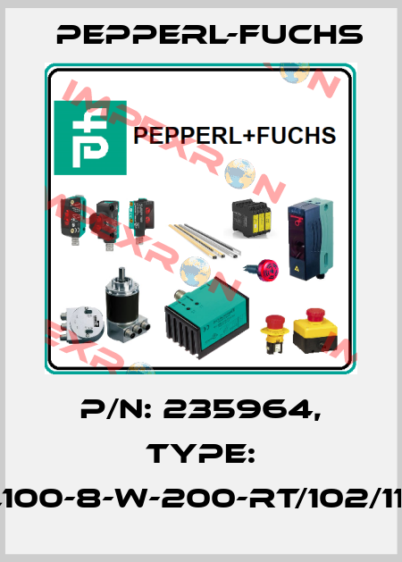 p/n: 235964, Type: ML100-8-W-200-RT/102/115b Pepperl-Fuchs