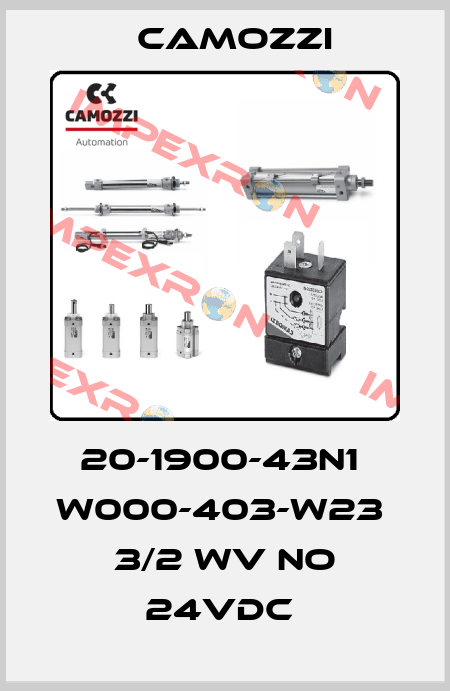 20-1900-43N1  W000-403-W23  3/2 WV NO 24VDC  Camozzi