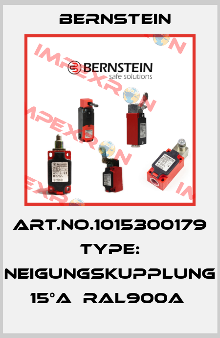 Art.No.1015300179 Type: NEIGUNGSKUPPLUNG 15°A  RAL900A  Bernstein