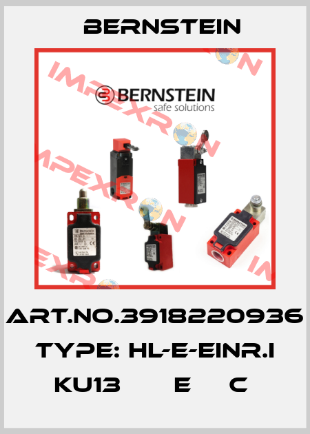 Art.No.3918220936 Type: HL-E-EINR.I KU13       E     C  Bernstein