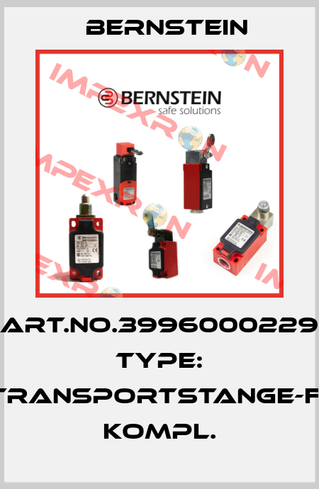 Art.No.3996000229 Type: TRANSPORTSTANGE-F1 KOMPL. Bernstein