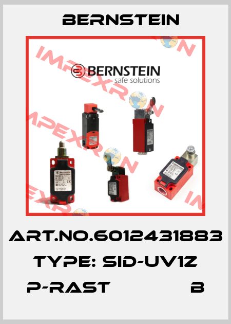 Art.No.6012431883 Type: SID-UV1Z P-RAST              B Bernstein