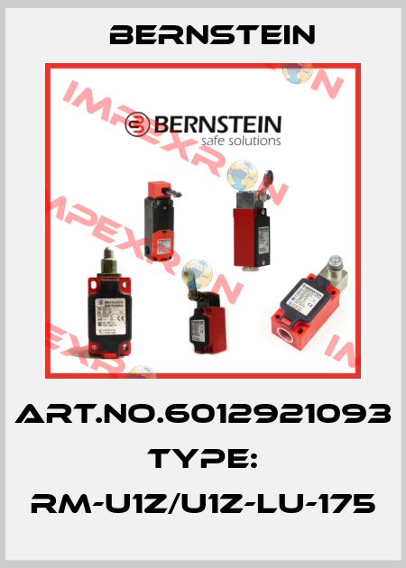 Art.No.6012921093 Type: RM-U1Z/U1Z-LU-175 Bernstein