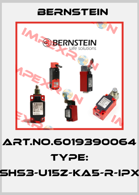 Art.No.6019390064 Type: SHS3-U15Z-KA5-R-IPX Bernstein