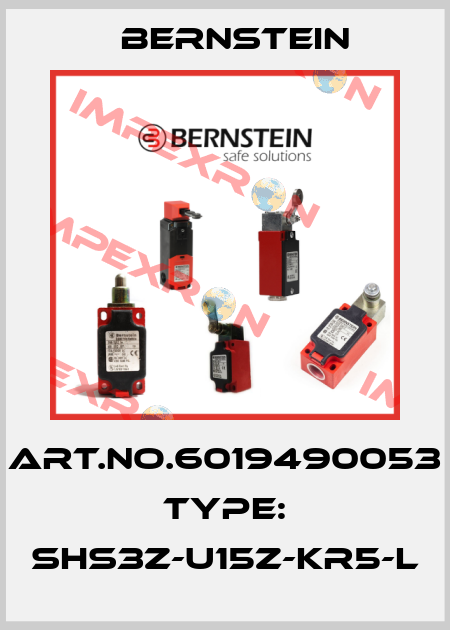 Art.No.6019490053 Type: SHS3Z-U15Z-KR5-L Bernstein