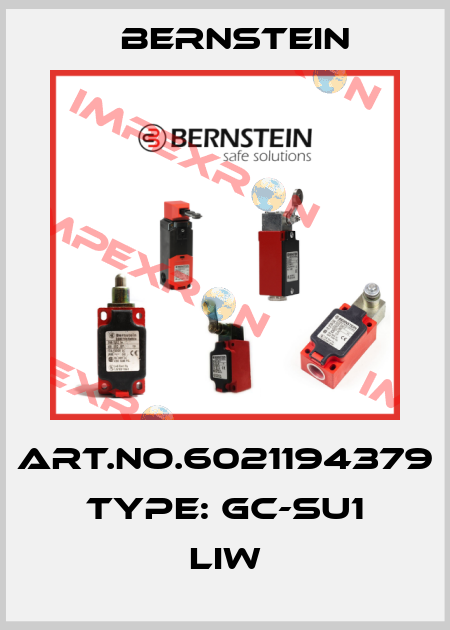 Art.No.6021194379 Type: GC-SU1 LIW Bernstein