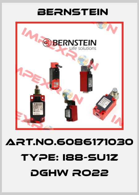 Art.No.6086171030 Type: I88-SU1Z DGHW RO22 Bernstein