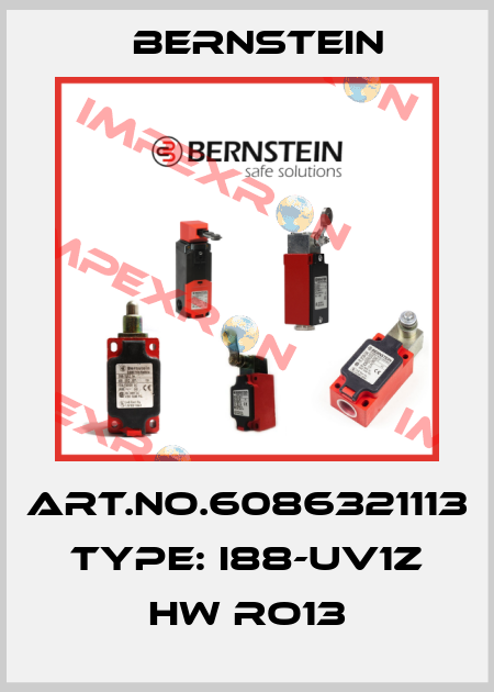 Art.No.6086321113 Type: I88-UV1Z HW RO13 Bernstein