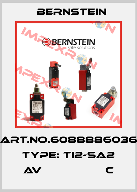 Art.No.6088886036 Type: TI2-SA2 AV                   C Bernstein