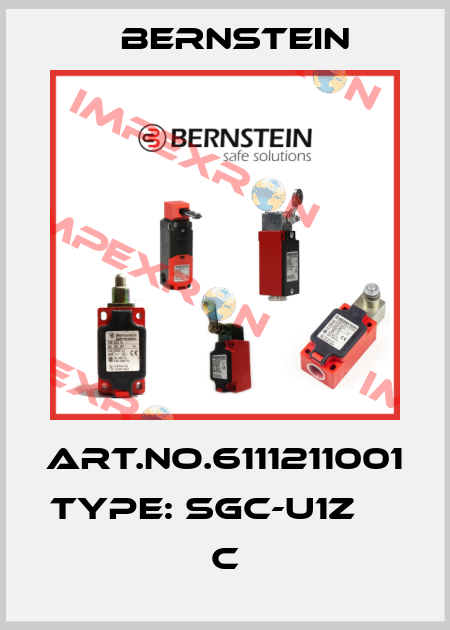 Art.No.6111211001 Type: SGC-U1Z                      C Bernstein
