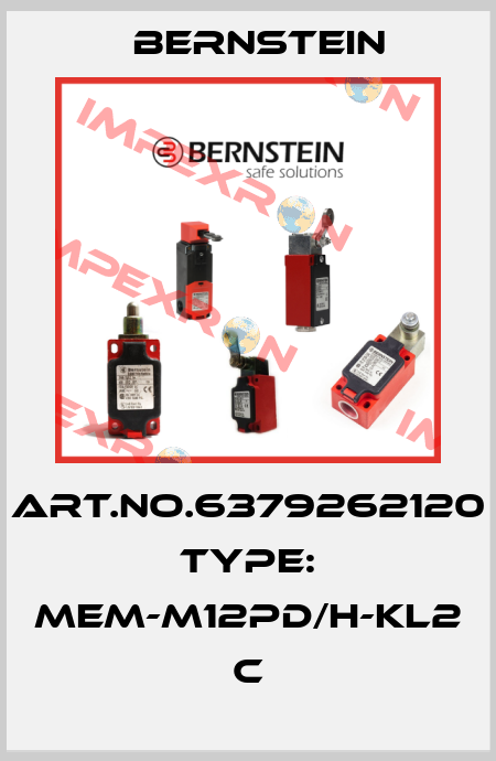 Art.No.6379262120 Type: MEM-M12PD/H-KL2              C Bernstein