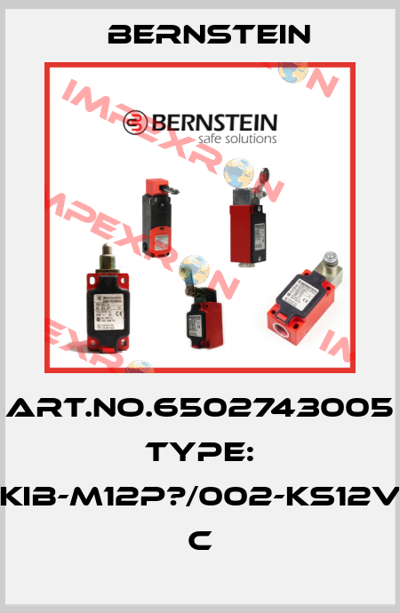 Art.No.6502743005 Type: KIB-M12P?/002-KS12V          C Bernstein