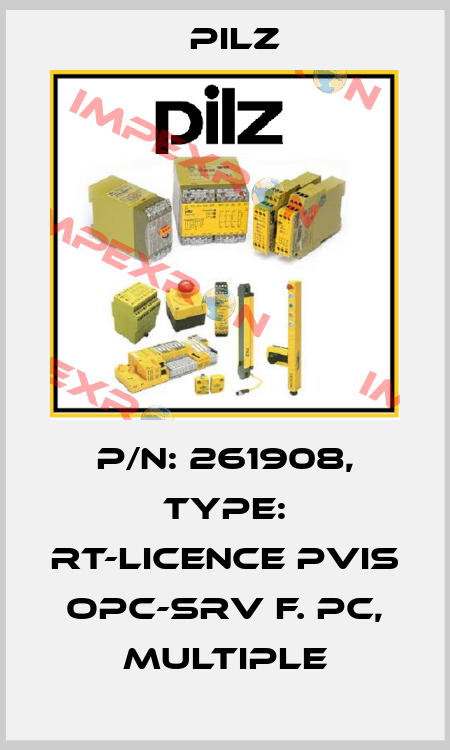 p/n: 261908, Type: RT-Licence PVIS OPC-Srv f. PC, multiple Pilz