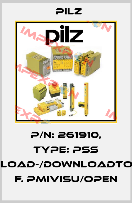 p/n: 261910, Type: PSS Upload-/Downloadtool f. PMIvisu/open Pilz