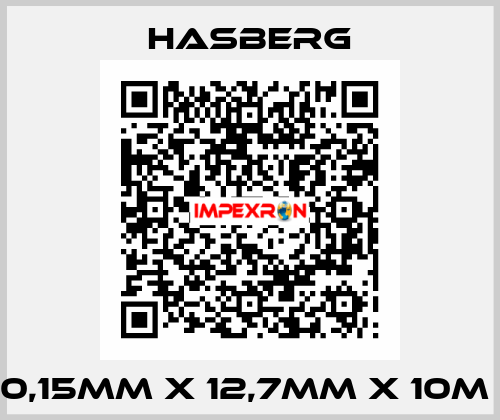 0,15MM X 12,7MM X 10M  Hasberg