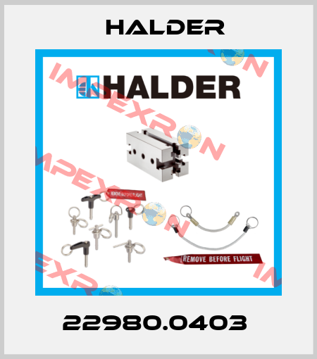 22980.0403  Halder