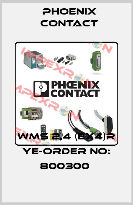 WMS 2,4 (EX4)R YE-ORDER NO: 800300  Phoenix Contact
