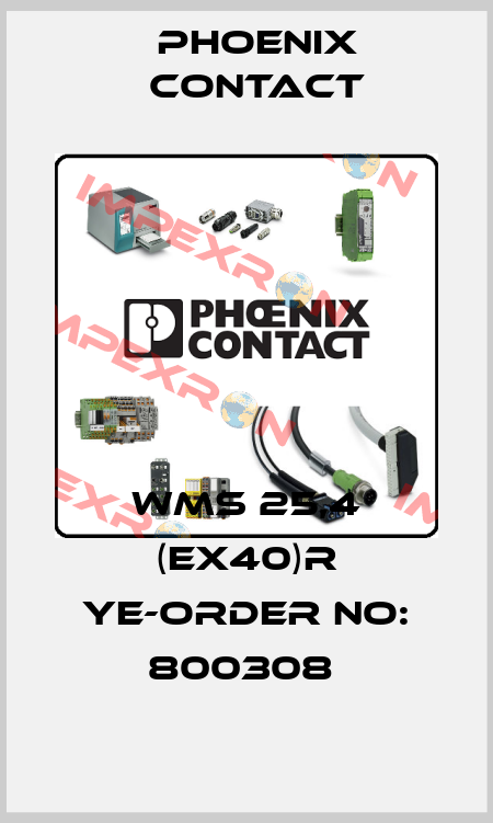 WMS 25,4 (EX40)R YE-ORDER NO: 800308  Phoenix Contact