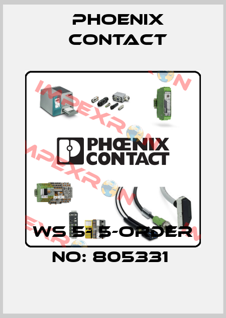 WS 5- 5-ORDER NO: 805331  Phoenix Contact