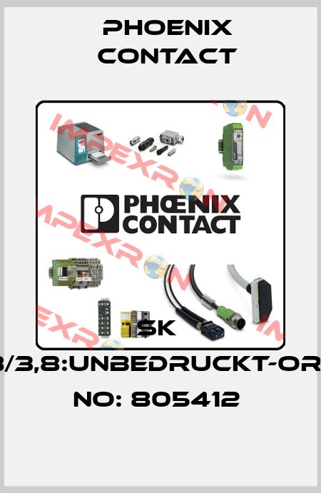 SK  5,08/3,8:UNBEDRUCKT-ORDER NO: 805412  Phoenix Contact