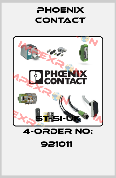 ST-SI-UK 4-ORDER NO: 921011  Phoenix Contact