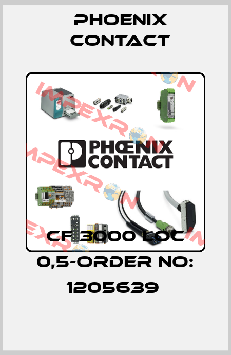 CF 3000 LOC 0,5-ORDER NO: 1205639  Phoenix Contact