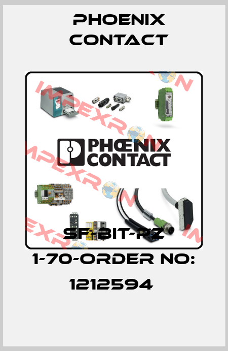 SF-BIT-PZ 1-70-ORDER NO: 1212594  Phoenix Contact