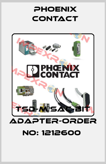 TSD-M SAC-BIT ADAPTER-ORDER NO: 1212600  Phoenix Contact