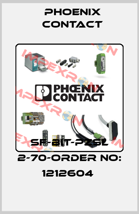 SF-BIT-PZSL 2-70-ORDER NO: 1212604  Phoenix Contact