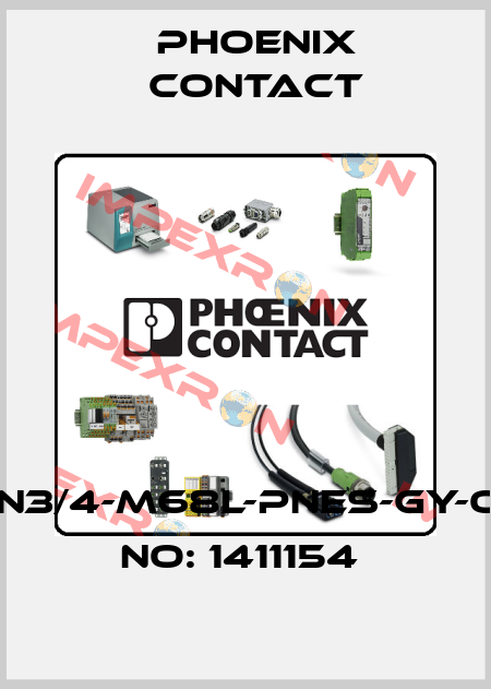 G-INS-N3/4-M68L-PNES-GY-ORDER NO: 1411154  Phoenix Contact