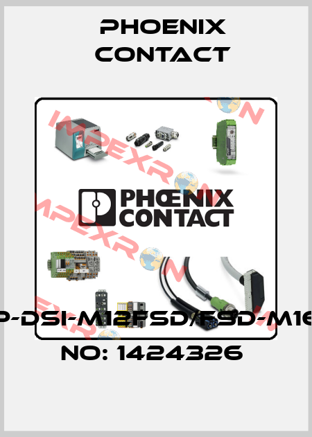 SACC-4P-DSI-M12FSD/FSD-M16-ORDER NO: 1424326  Phoenix Contact
