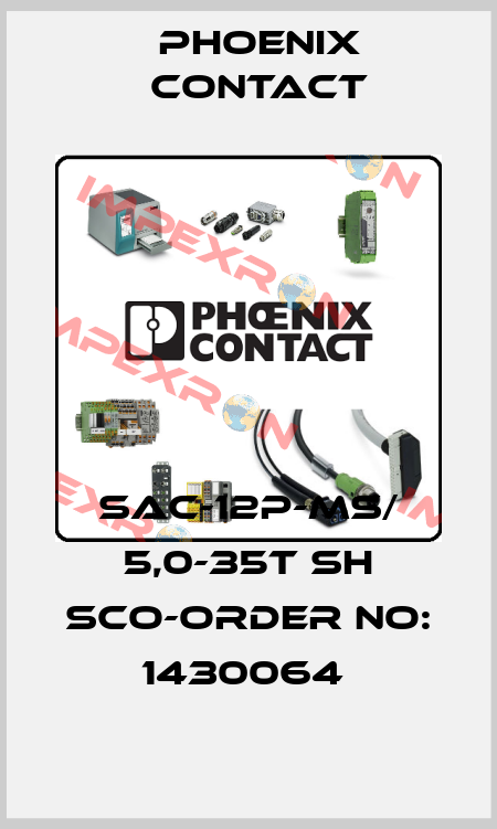SAC-12P-MS/ 5,0-35T SH SCO-ORDER NO: 1430064  Phoenix Contact