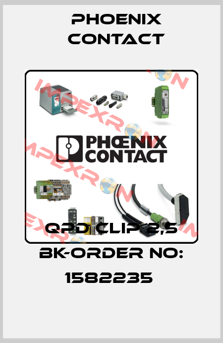 QPD CLIP 2,5 BK-ORDER NO: 1582235  Phoenix Contact