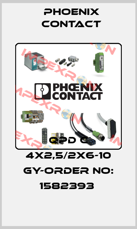 QPD C 4X2,5/2X6-10 GY-ORDER NO: 1582393  Phoenix Contact