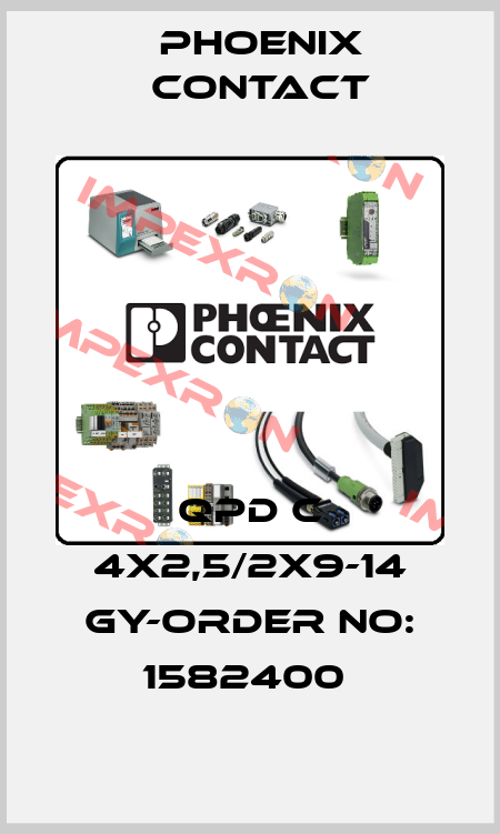 QPD C 4X2,5/2X9-14 GY-ORDER NO: 1582400  Phoenix Contact