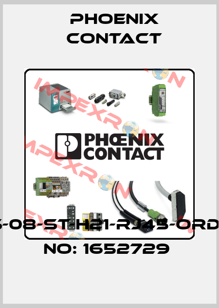 VS-08-ST-H21-RJ45-ORDER NO: 1652729  Phoenix Contact