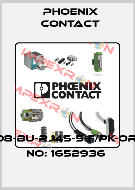 VS-08-BU-RJ45-5-F/PK-ORDER NO: 1652936  Phoenix Contact