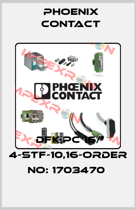 DFK-PC 16/ 4-STF-10,16-ORDER NO: 1703470  Phoenix Contact