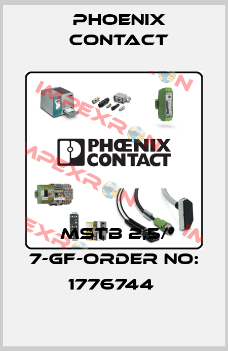 MSTB 2,5/ 7-GF-ORDER NO: 1776744  Phoenix Contact