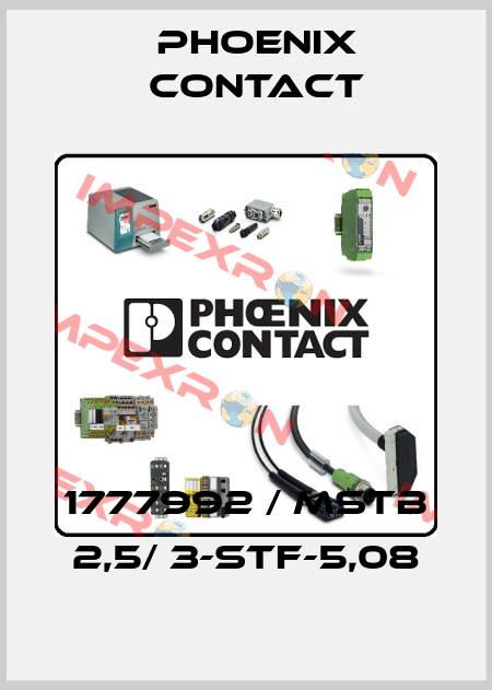 1777992 / MSTB 2,5/ 3-STF-5,08 Phoenix Contact